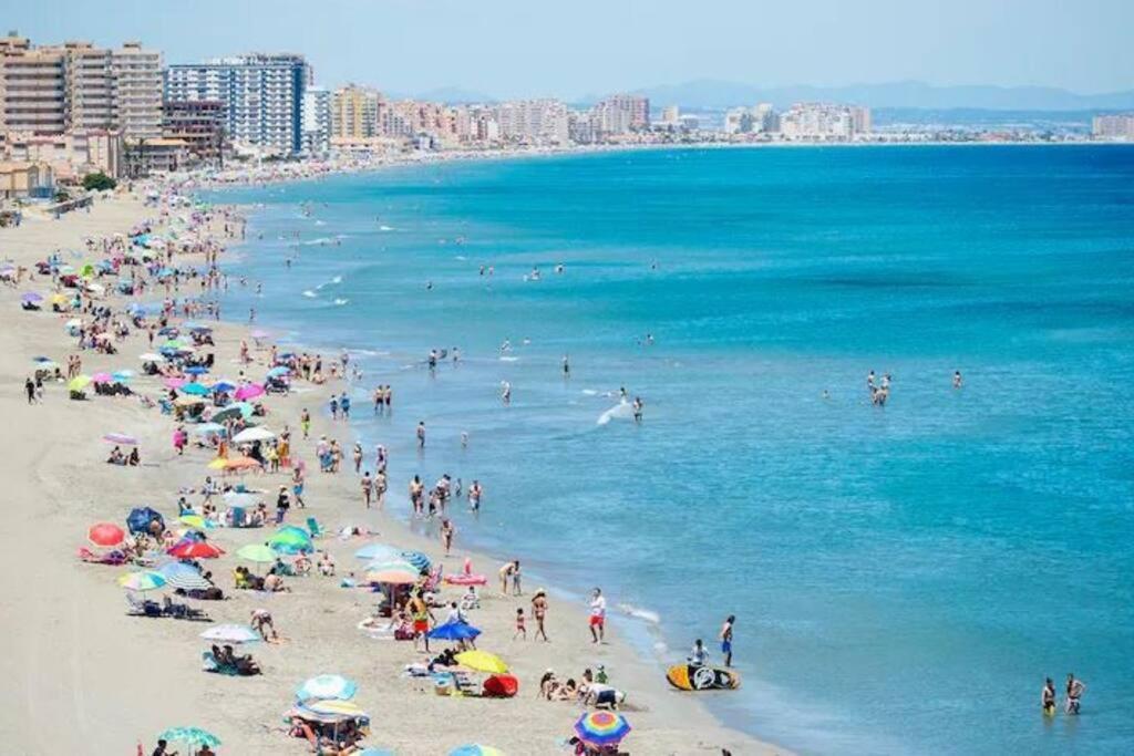 Top Floor Apartment Beachhouse, Beautiful Sea View, On The Beach! カルタヘナ エクステリア 写真